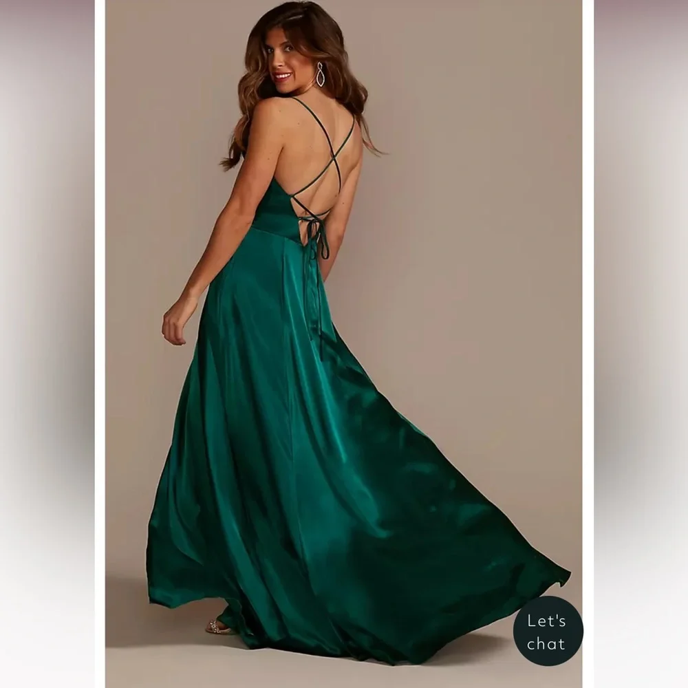 David’s Bridal dress in Emerald color - Picture 7 of 7